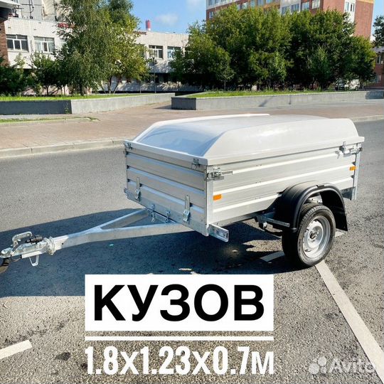 Прицеп легковой с крышкой от мзса.Арива.817710.034