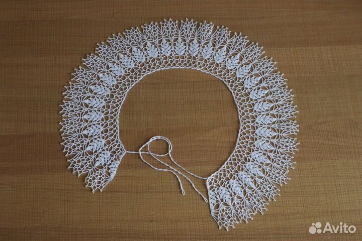 Кружевной воротник ручная работа