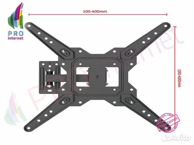 Кронштейн для тв поворотно наклоный 23-55