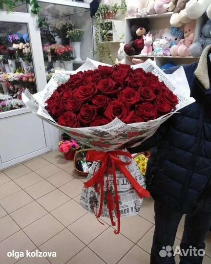 Цветы 25,51,101 Роза