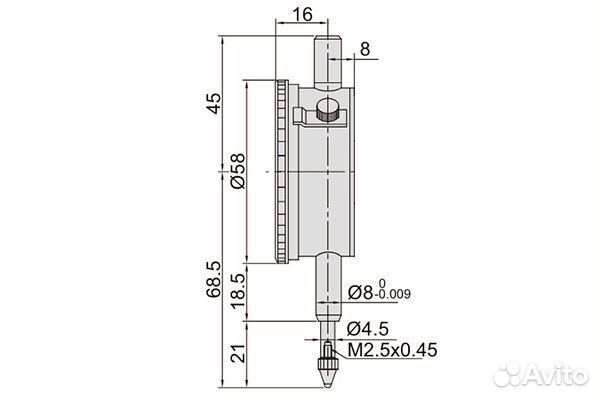 2308-10FA Индикатор, без ушка