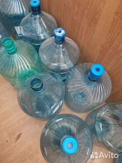 Пластиковые бутылки 19 л