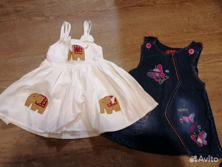Вещи пакетом для девочки 86 92