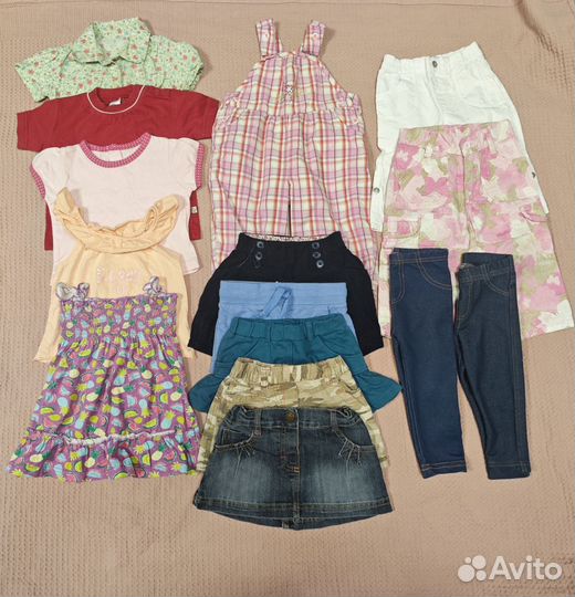 Пакет одежды для девочки 80см