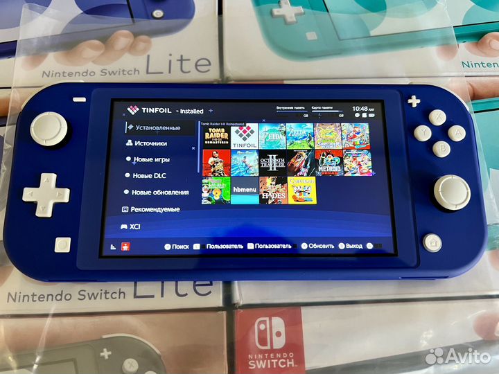 Nintendo switch lite прошитая чип (NEW)