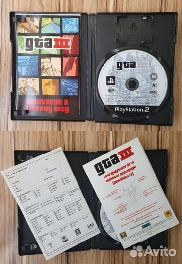 PS2 GTA 3. Лицензия (без карты)