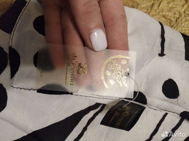 Палантин Италия тонкий новый с биркой