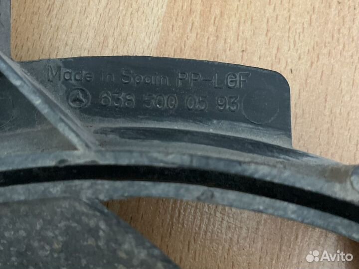 Вентилятор интеркуллера на мерседес бенц вито 638