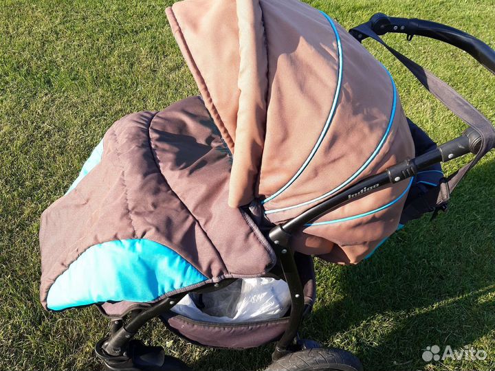 Коляска 2 в 1 индиго