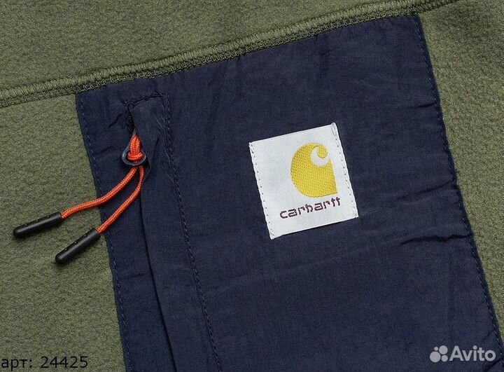 Свитшот флисовый Carhartt светлый-Хаки