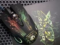 Игровая кибер спортивная мышь X9 подсветка 6D