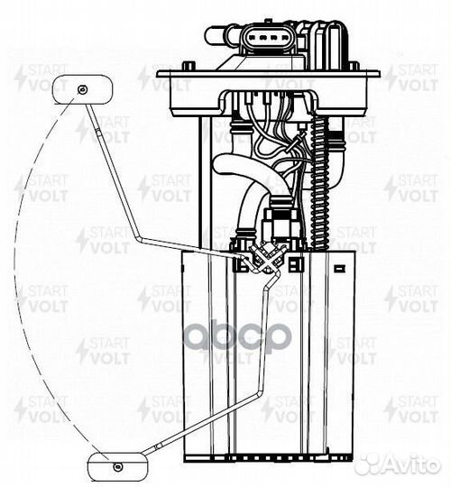 Модуль топливного насоса для а/м Lifan X60 (12)