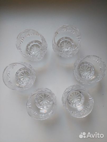 Рюмки стопки хрустальные