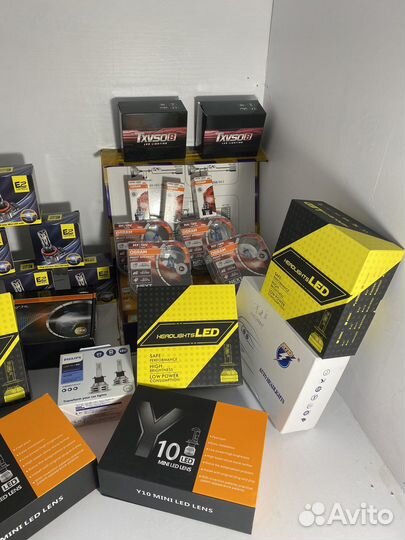 Галогенные,led лампы на авто