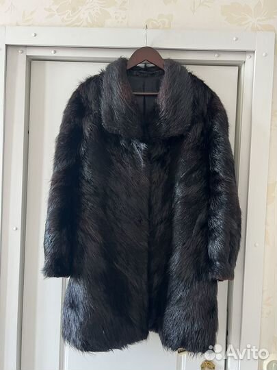 Шуба нутрия натуральная