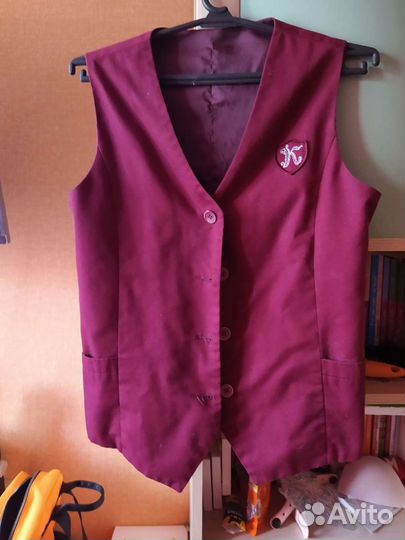 Жилетка для девочки школьная 158