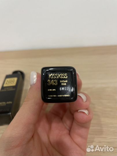 Помада guerlain kiss kiss 343 sugar kiss