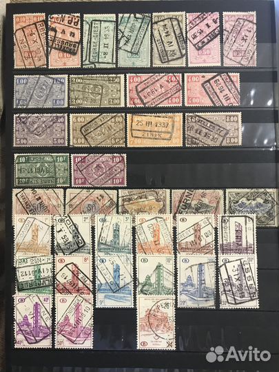 Почтовые марки железная дорога, вокзалы