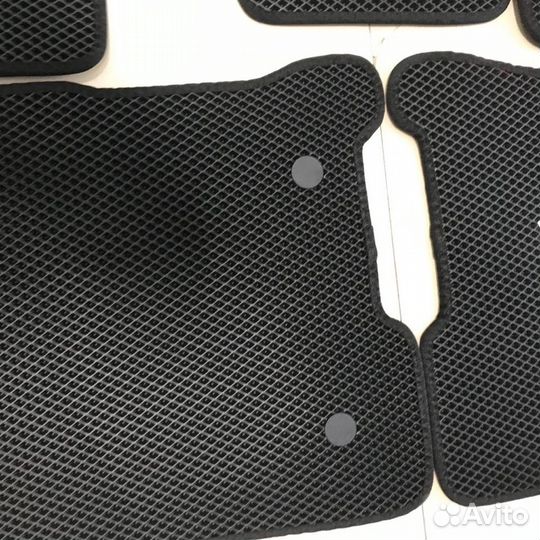 Коврики ева eva эва Renault Dusrer чёрный кант