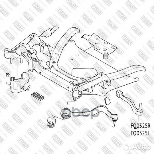 Рычаг подвески FQ0325L fixar