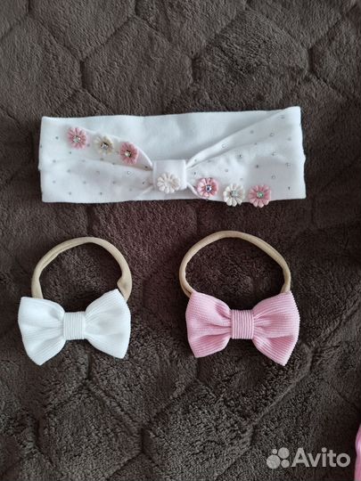 Шапки и повязки на девочку