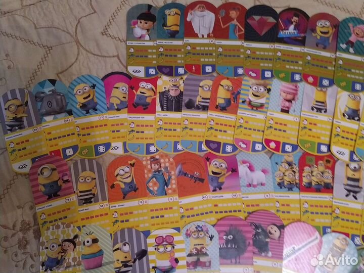 Карточки Миньоны игровые для детей