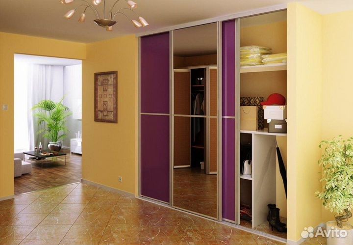 Встроенный шкаф доставка установка