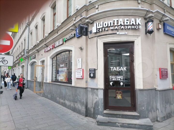 Торговая площадь 12м витрина Сретенка