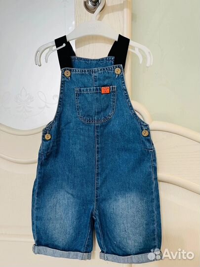Джинсовые комбинезон для мальчика
