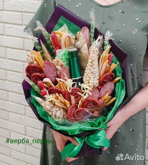 Мужские букеты. 23 февраля. Съедобные букеты