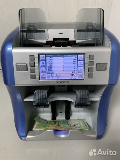 Счетчик сортировщик банкнот Kisan Newton PF