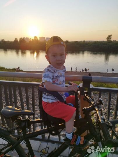 Детское велосипедное кресло, переднее