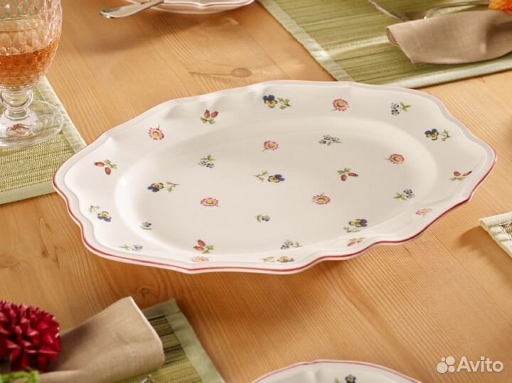 Овальное блюдо Villeroy&Boch Petite Fleur