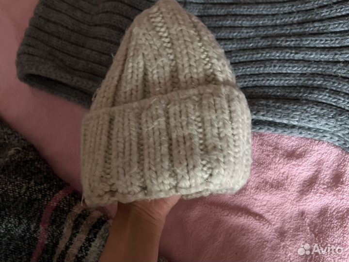 Женский шарф,шапка,платок зимний