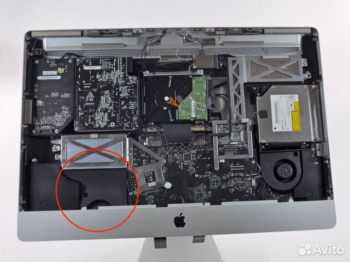 Вентилятор CPU iMac 27 A1312 (2009/2010/2011)