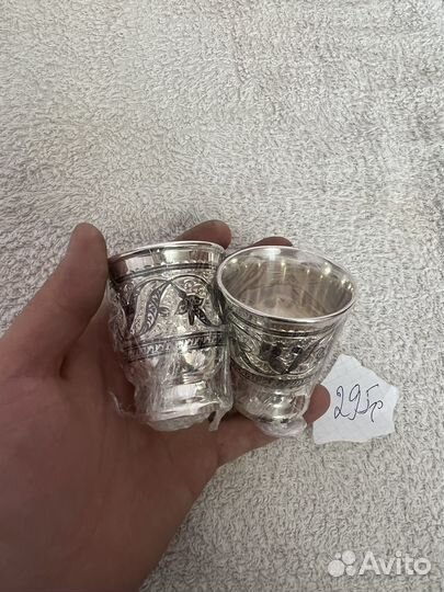Серебряные рюмки и стопки