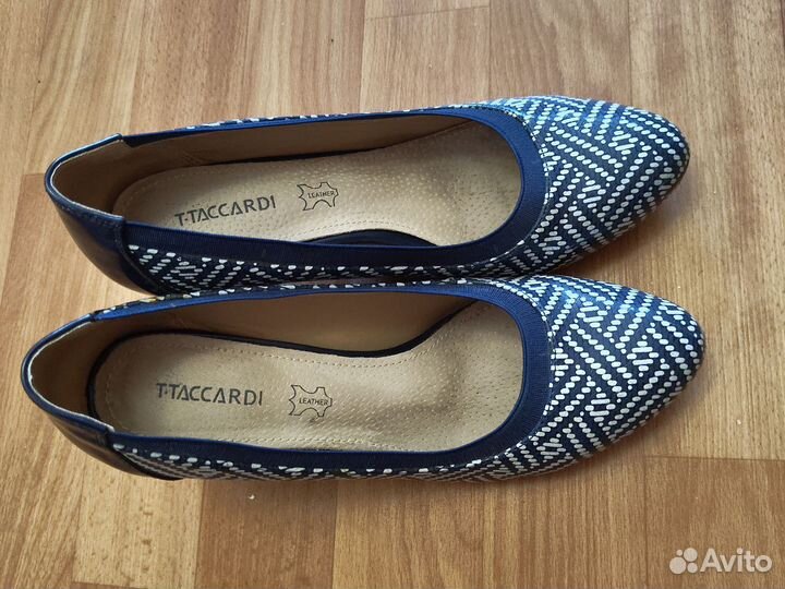 Туфли синий жёсткие 38