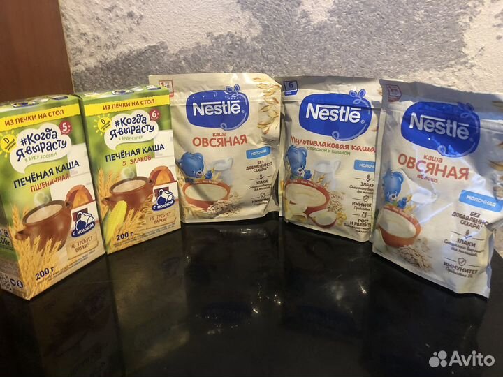 Детские каши молочные