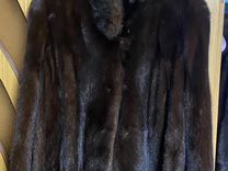 Шуба норковая размер 48 50, длинная (130)
