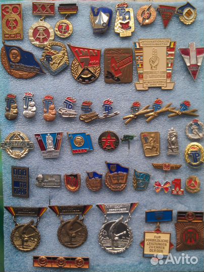 Значки Гдр,Чехословакии,Венгрии,Болгарии