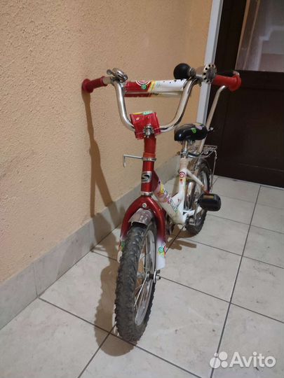 Детский велосипед с родительской ручкой