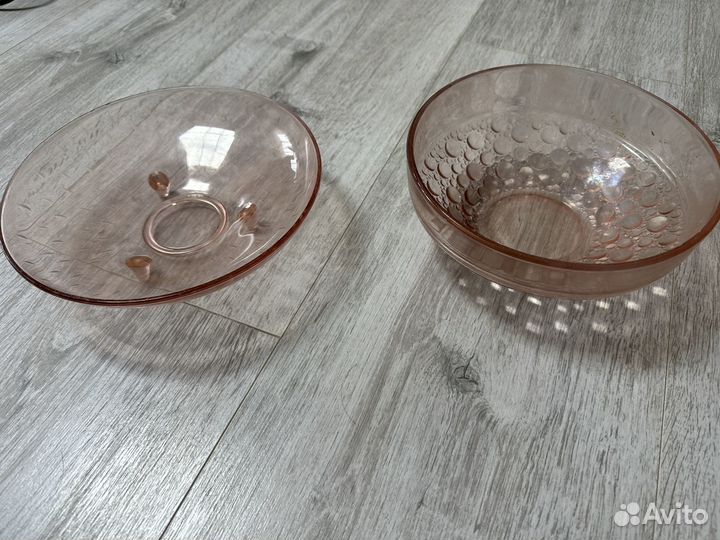 Конфетница СССР пепельница салатница хрусталь