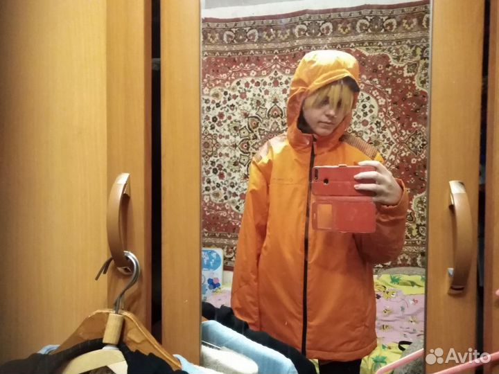 Куртка осенняя рыжая