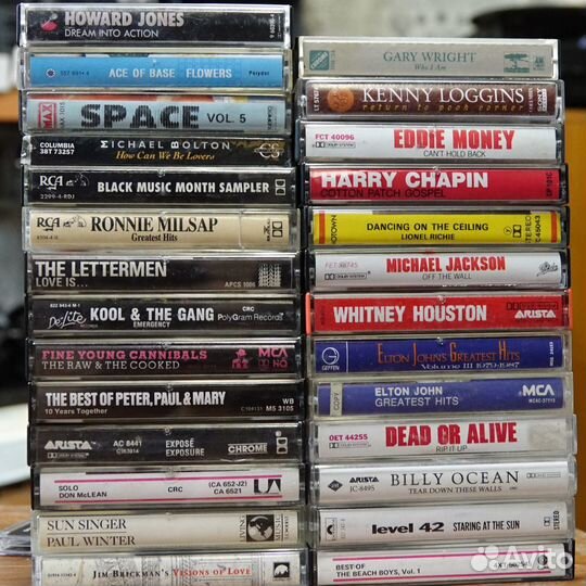 Аудиокассеты Популярной музыки Made USA