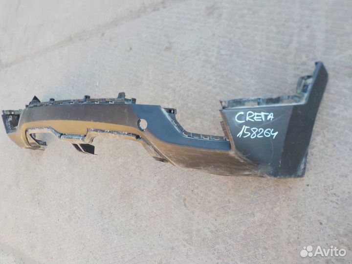 Накладка на бампер задняя hyundai creta