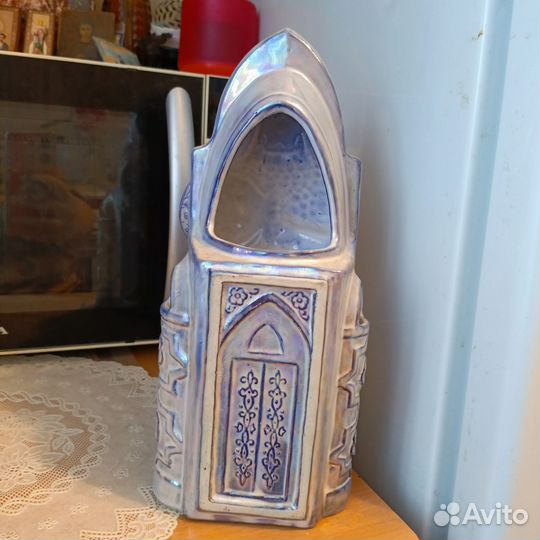 Фарфоровый витязь для бутылки