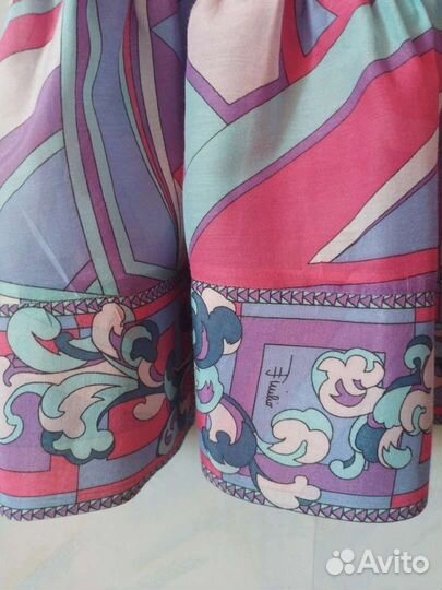 Шелковый топ Emilio Pucci