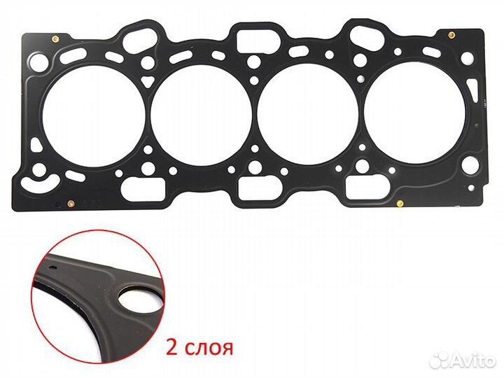 Прокладка ГБЦ mitsubishi lancer, mirage 4G92 95