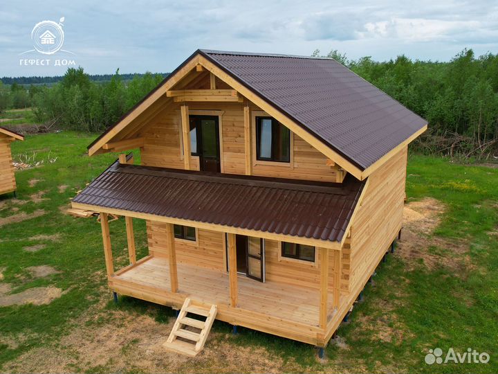 Дом из бруса 93м2