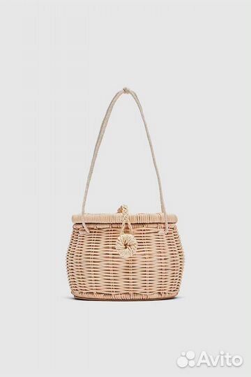 Сумка плетеная zara